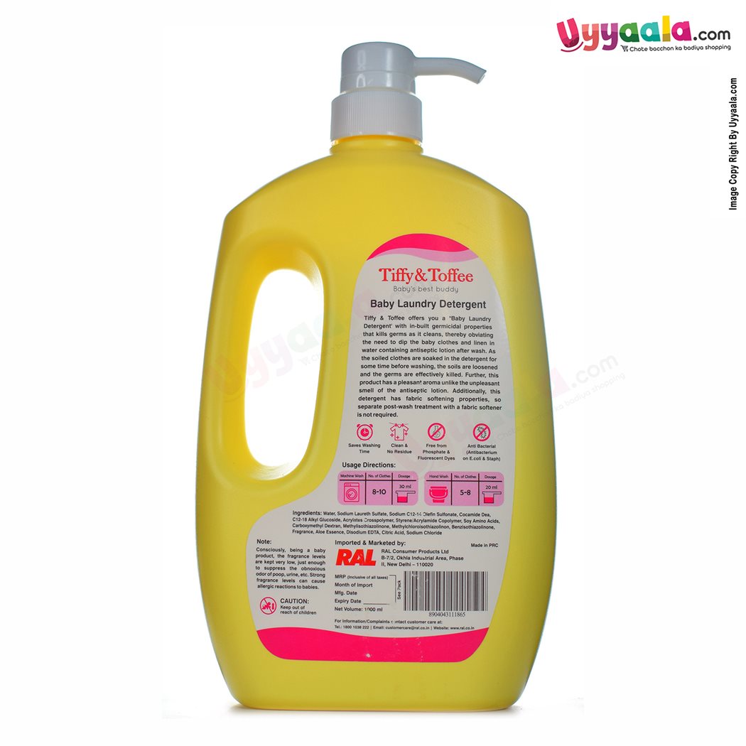TIFFY & TOFFEE Baby Anti-Bacterial Laundry Detergent-uyyala-com.myshopify.com-Skin Care-Tiffy & Toffee