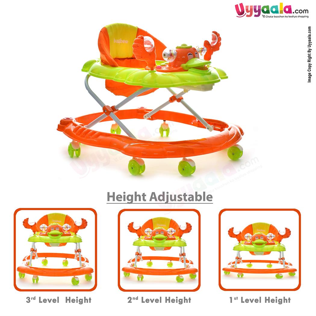 BAYBEE Walker Duck - Green, Orange-uyyala-com.myshopify.com-Walkers-Baybee