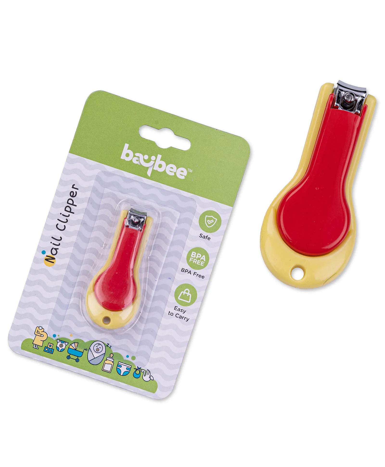 Buy Baybee Nail Cutter for Baby with easy grip - Red Online in India at uyyaala.com