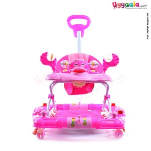 BAYBEE Walker Height Adjustable with Music & Lights - Purple-uyyala-com.myshopify.com-Walkers-Baybee