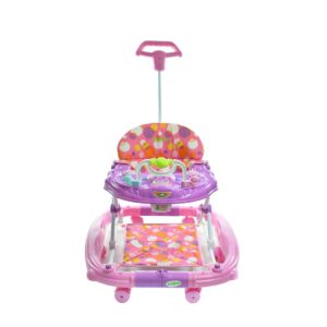 BAYBEE Guidance Walker Cum Rocker 3 In 1 - Pink, Purple-uyyala-com.myshopify.com-Walkers-Baybee