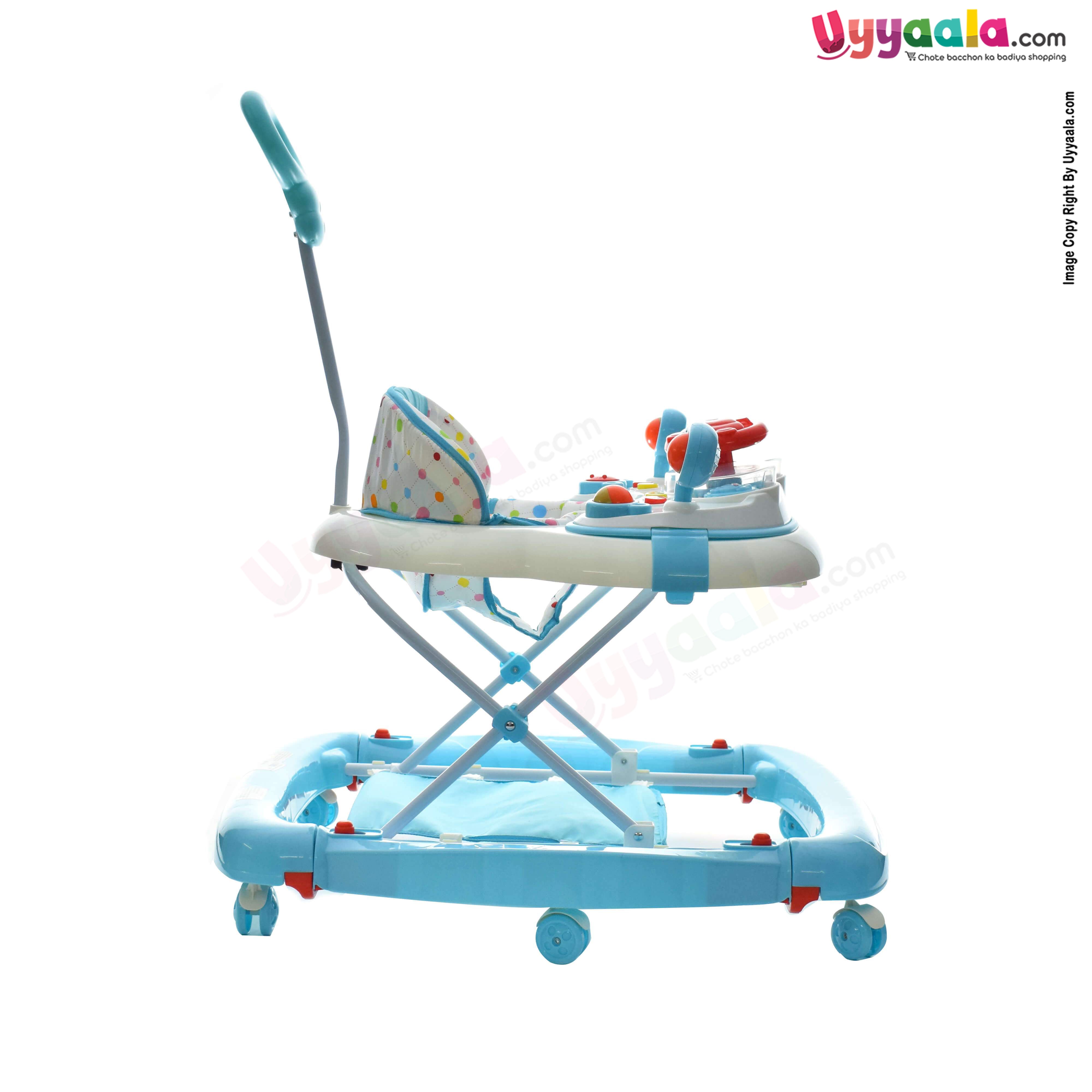 Baybee Guidance Walker 2 In 1 Skyblue & White-uyyala-com.myshopify.com-Walkers-Baybee