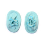 Ben Benny Mitten & Booties Set, Elastic Plain 0-3m