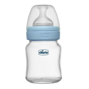 Buy Chicco Well-Being Glass Feeding Bottle for Babies (Slow Flow) - 120ml Online in India at uyyaala.com