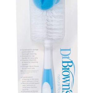 Dr Browns Natural Flow Bottle brush with sponge , Blue