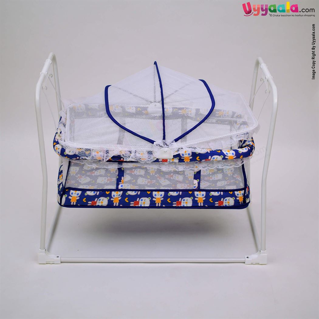 Baby Crib & Swing Cradle 2 In 1 with Mosquito Protection Net