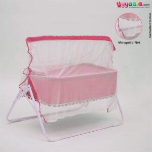 Baby 5 Star Crib & Swing Cradle 2 In 1 With Mosquito Protection Net