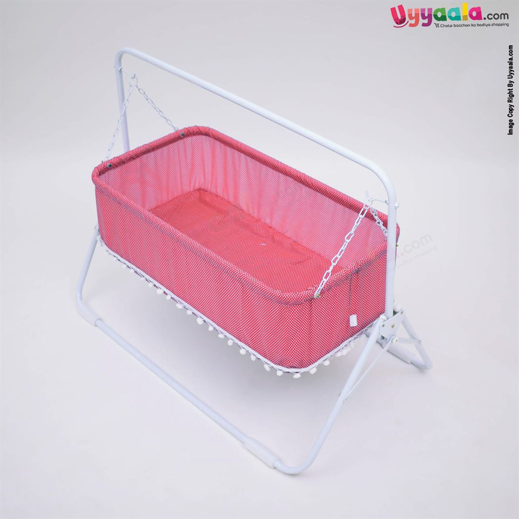 5 Star Crib & Swing Cradle 2 In 1 With Mosquito Protection Net for babies