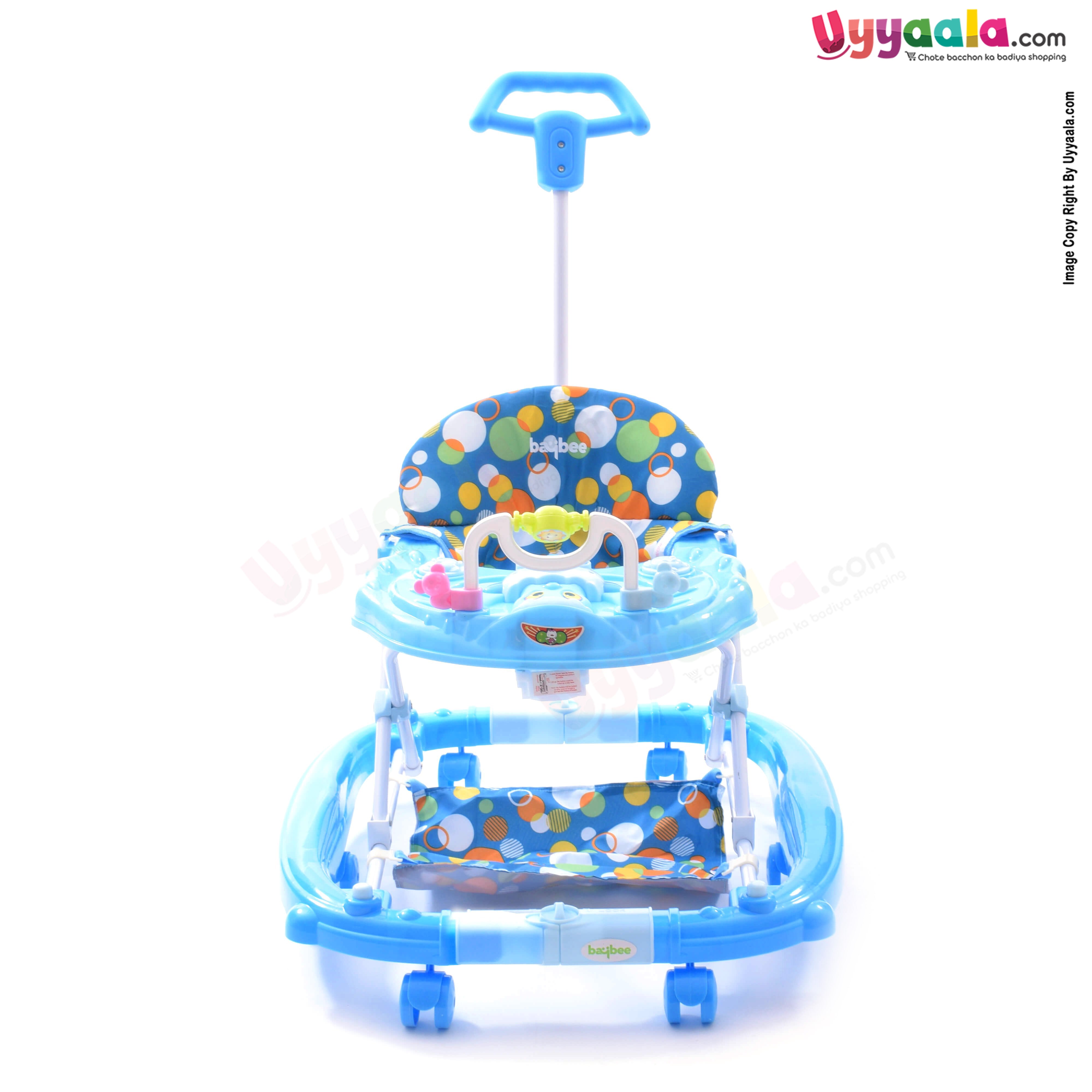 BAYBEE Guidance Walker Cum Rocker 3 In 1 - Blue-uyyala-com.myshopify.com-Walkers-Baybee