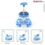 BAYBEE Guidance Walker Cum Rocker 3 In 1 - Blue-uyyala-com.myshopify.com-Walkers-Baybee