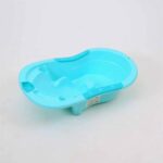 Baby comfortable sit bath tub, blue