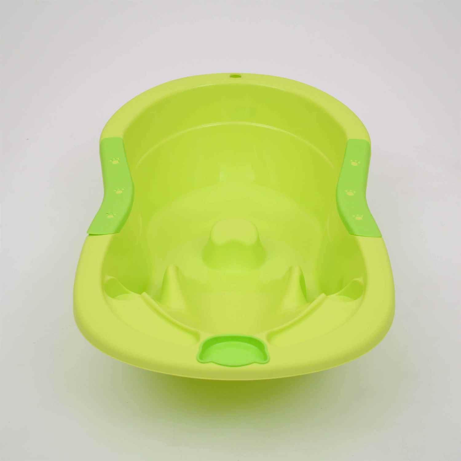 Babies comfortable bath tub, green