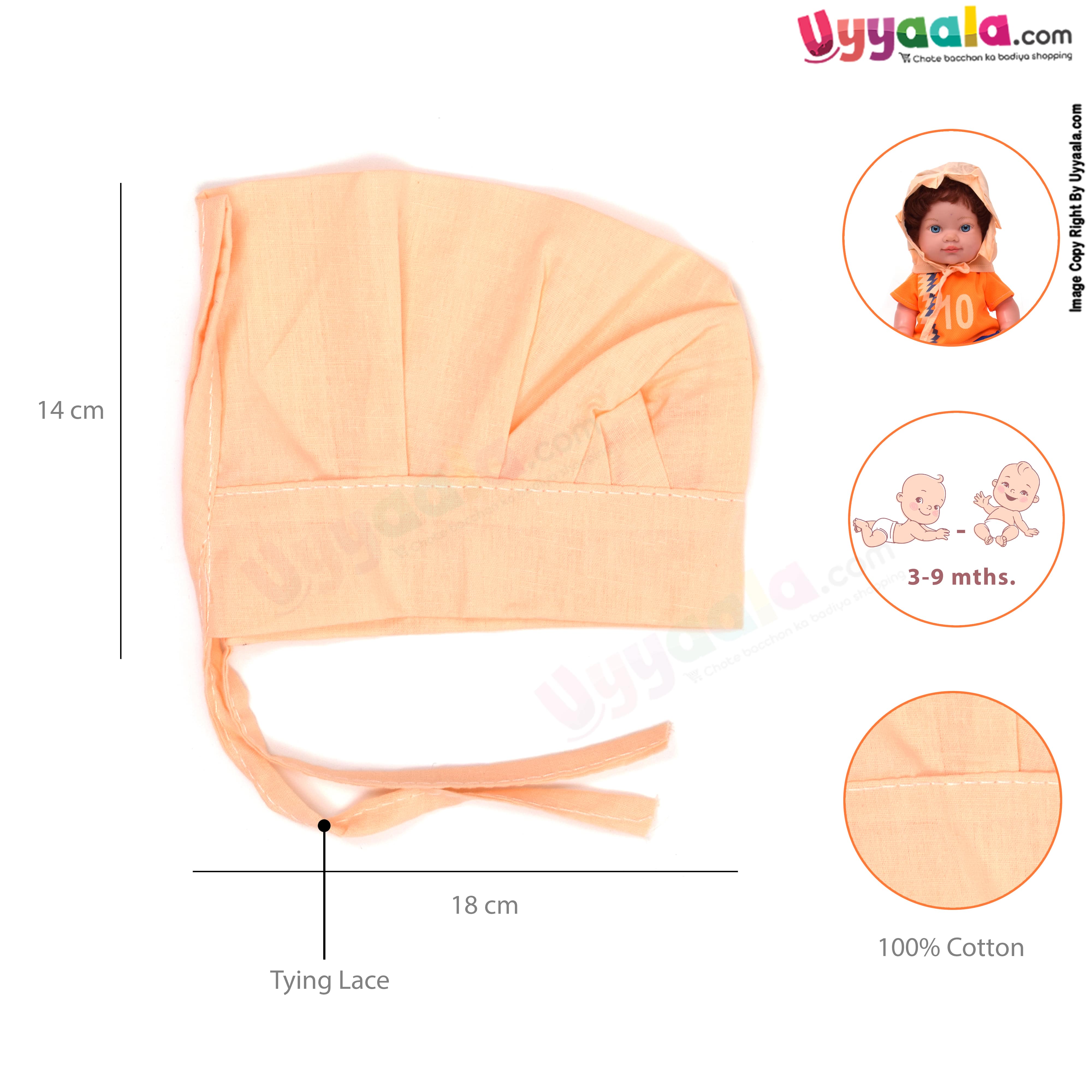 Cotton caps for babies