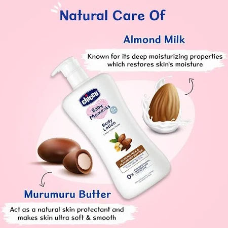 Buy Chicco Baby Moments Body Lotion for Baby with Almond Milk - 100ml Online in India at uyyaala.com