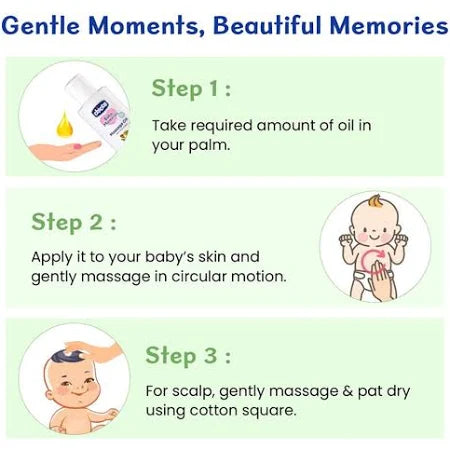 Buy Chicco Baby Moments Massage Oil for Baby with Vitamin E - 100ml Online in India at uyyaala.com