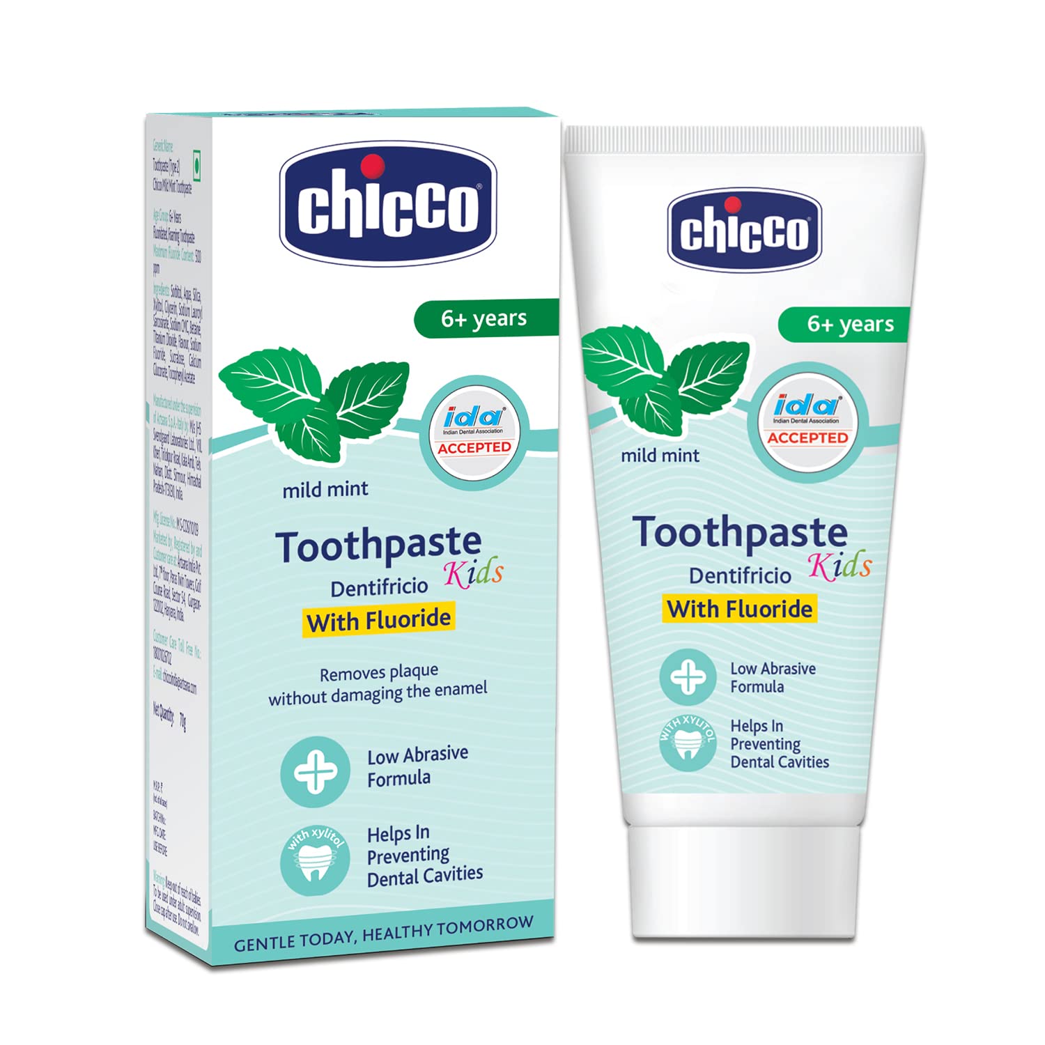 Buy Chicco Dentifricio Mild Mint Toothpaste for Children - 70grams Online in India at uyyaala.com
