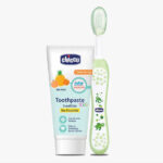 Buy Chicco Dentifricio Mix Fruit Toothpaste for Baby with Tooth Brush - 50grams Online in India at uyyaala.com