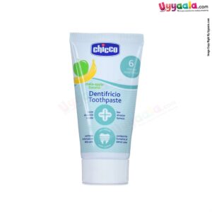 CHICCO Dentifricio Toothpaste Apple & Banana 50ml 6+m