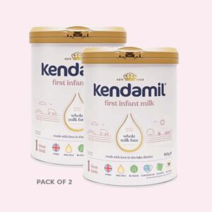 Kendamil First Infant Milk Stage 1 From Birth, 0-6months - 900g, Pack of 2