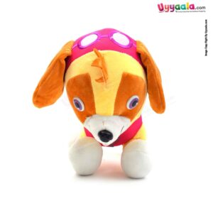 Dog Plush Soft Toy For Kids Size(35*35) - Pink, Yellow