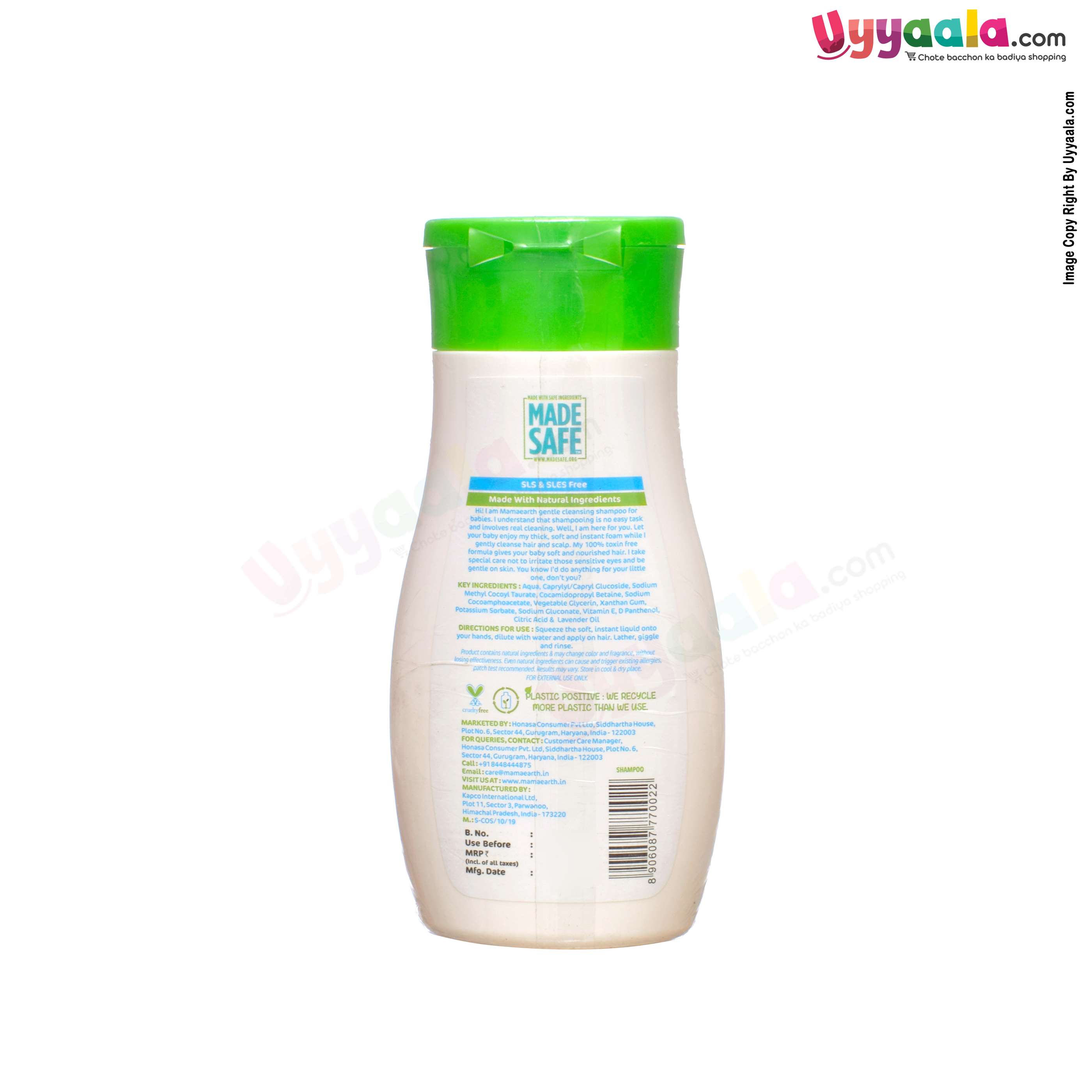 MAMAEARTH Gentle Cleansing Shampoo - Uyyaala.com