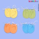 Tying model mittens set for newborn babies (0-3M)