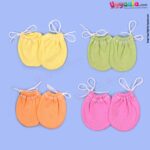 Tying model mittens set for newborn babies (0-3M)