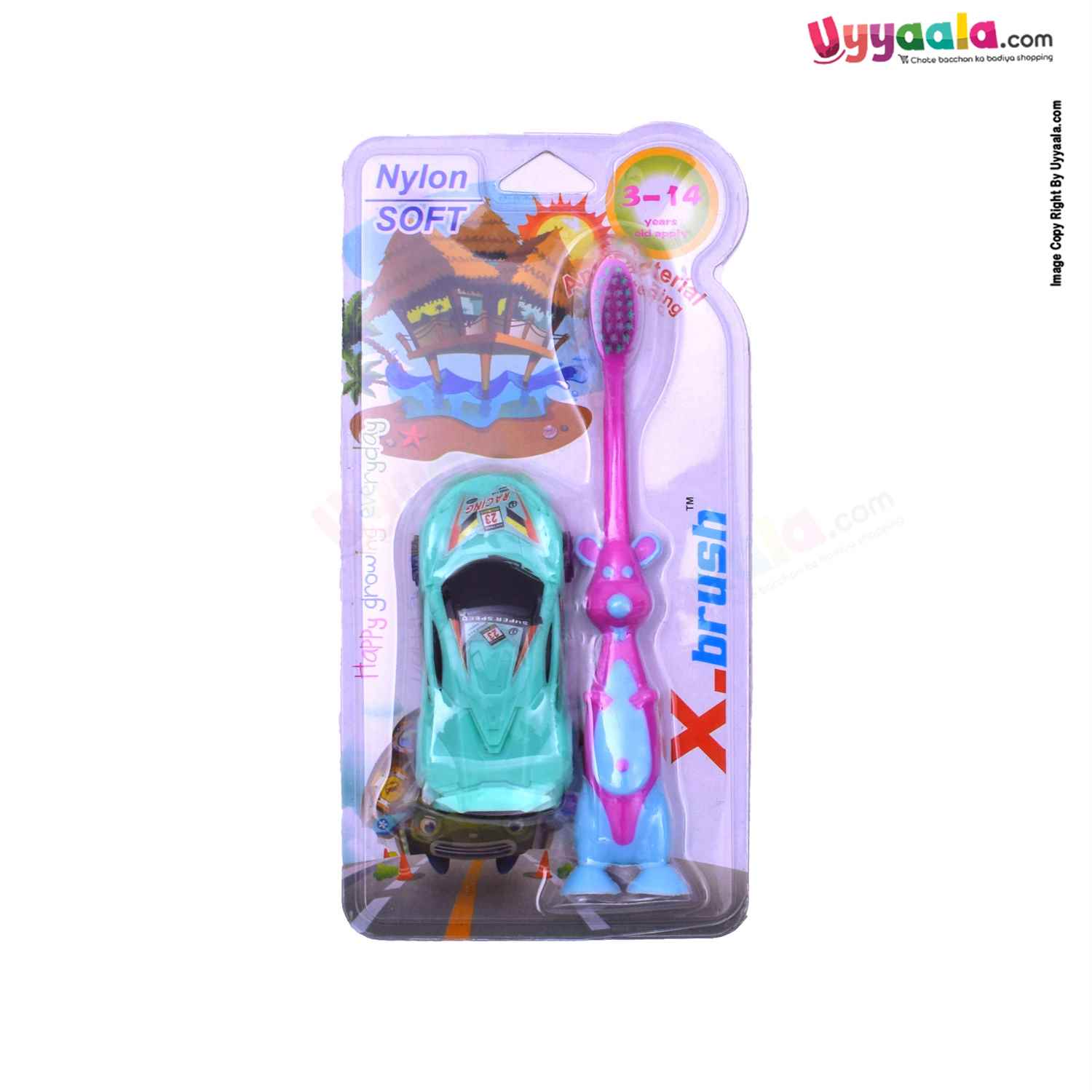 Buy X-Brush with soft Nylon Bristles for Small Children Online in India at uyyaala.com