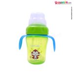 LUVLAP Banana time Bite Proof 2 in 1 Soft Spout & Straw Sipper Cup 210ml,6+m Age
