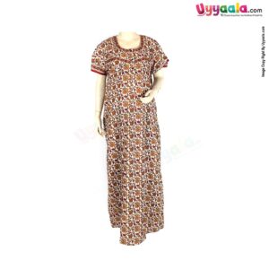 Feeding Nighty Pure Cotton (XL) - Cream