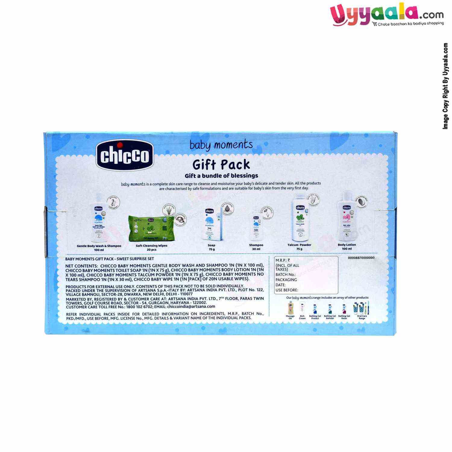 Chicco baby products gift pack