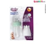 ONLY BABY silica gel extrusion food feeder with extra nibbler, 3m+