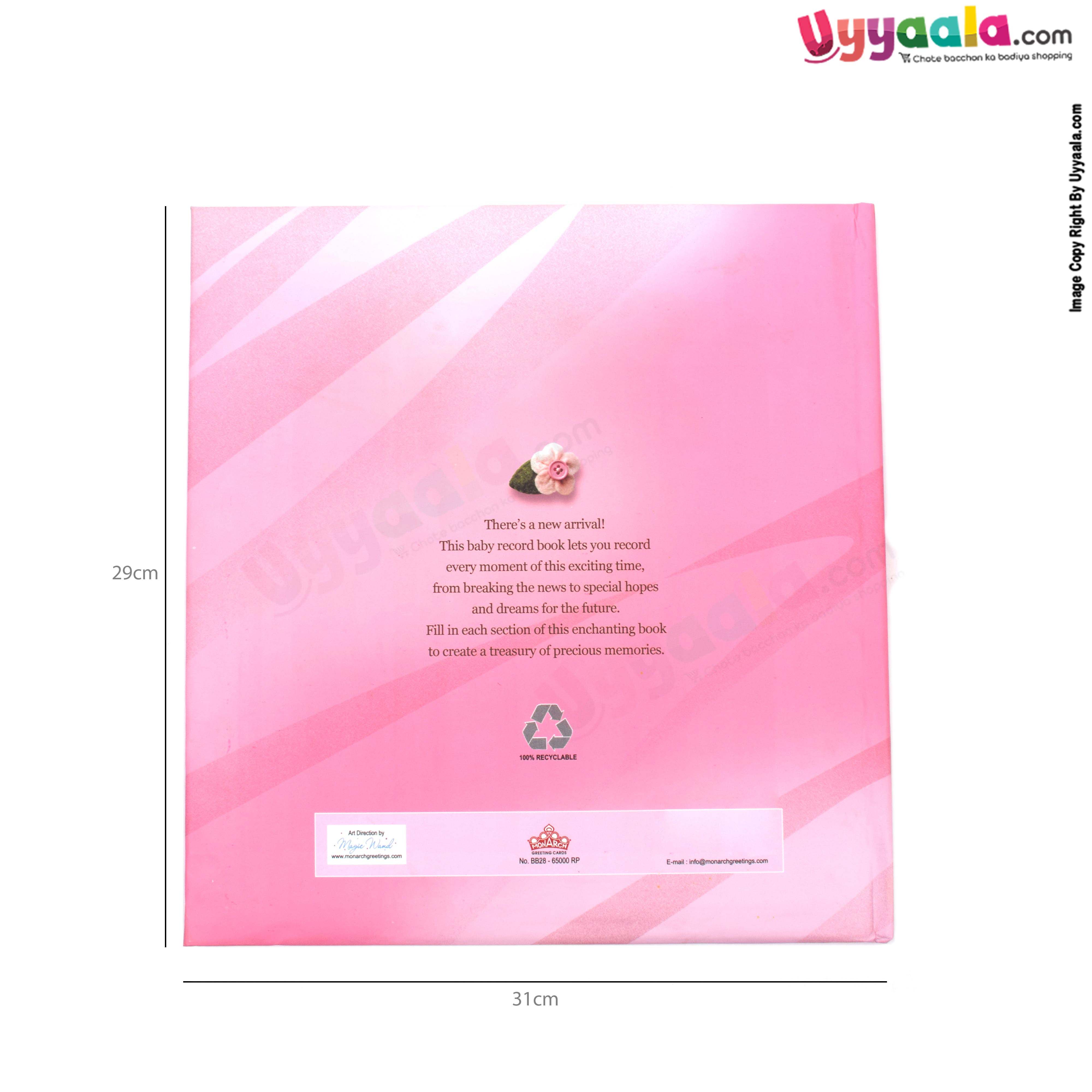 Record book For baby girl