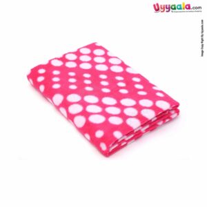 QUICK DRY Waterproof baby bed Protector Dry Sheet for Babies with white Circle Design - Large