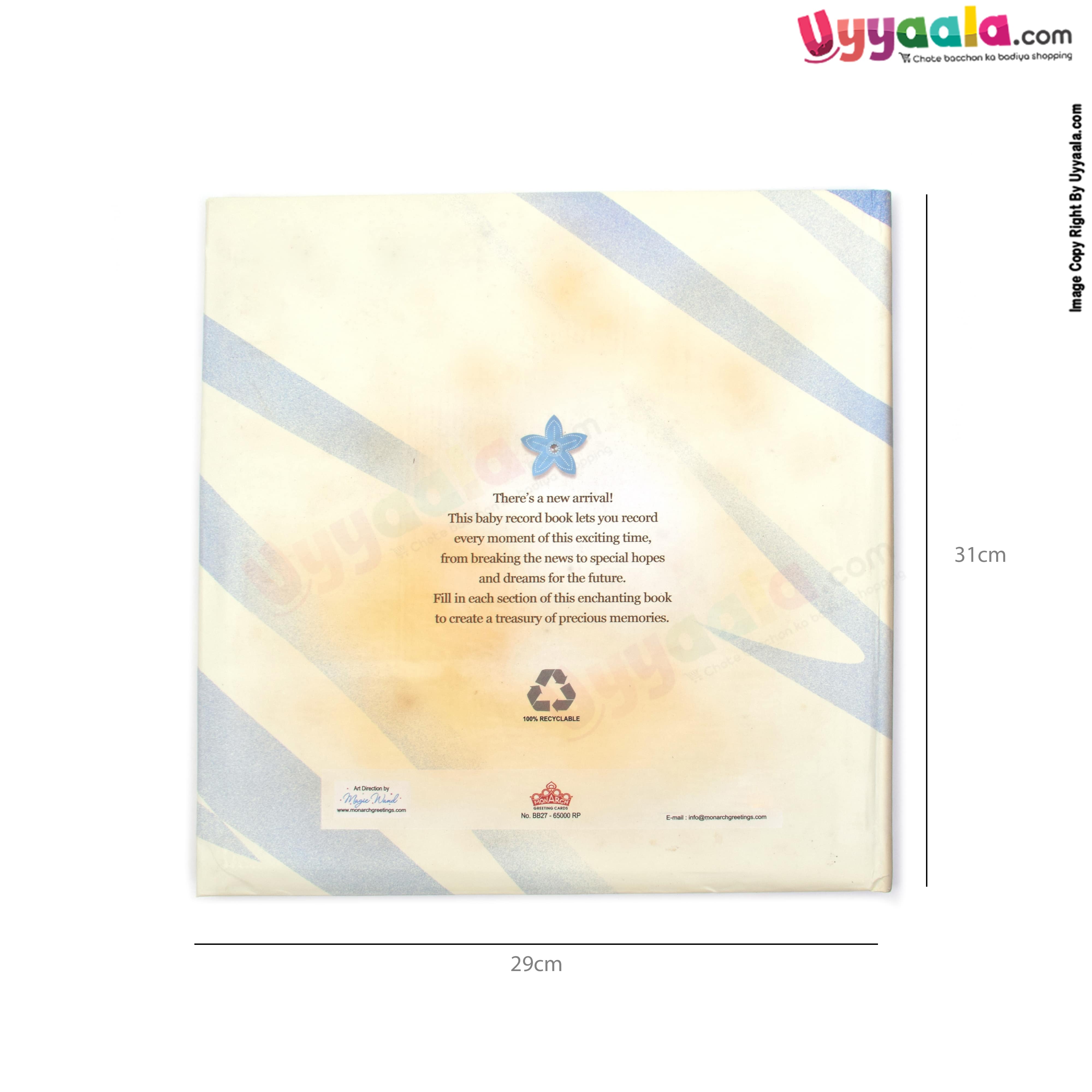 Record book For  baby boy