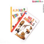 NAVNEET my small board book pack of 2 - wild animals & alphabet