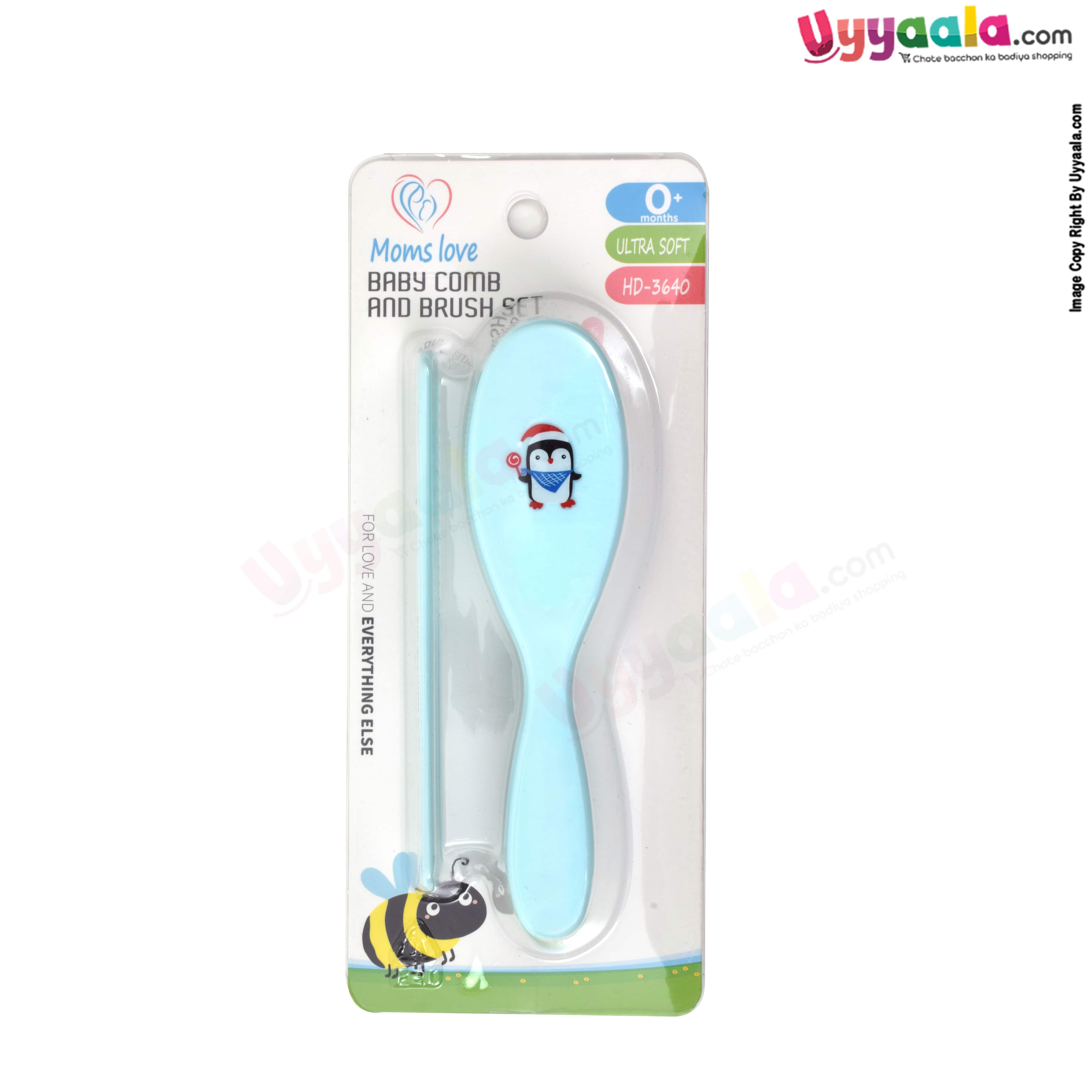 MOMS LOVE baby comb & brush set, 0m+