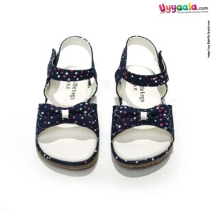 Little Legs Party Wear Girl Sandals Dots Print