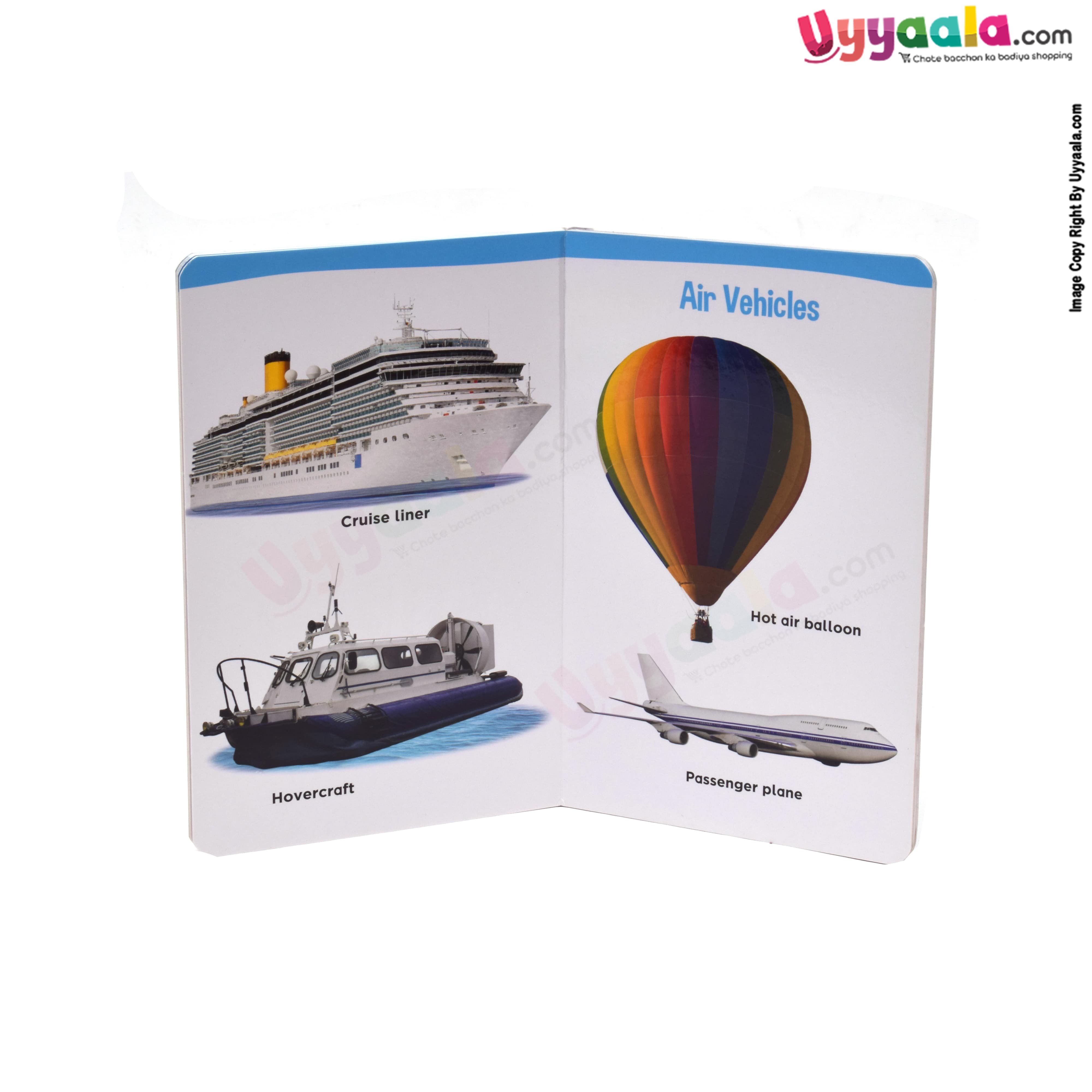 My small board book- vehicles