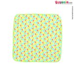 Duck printed hooded towel for babies, Green