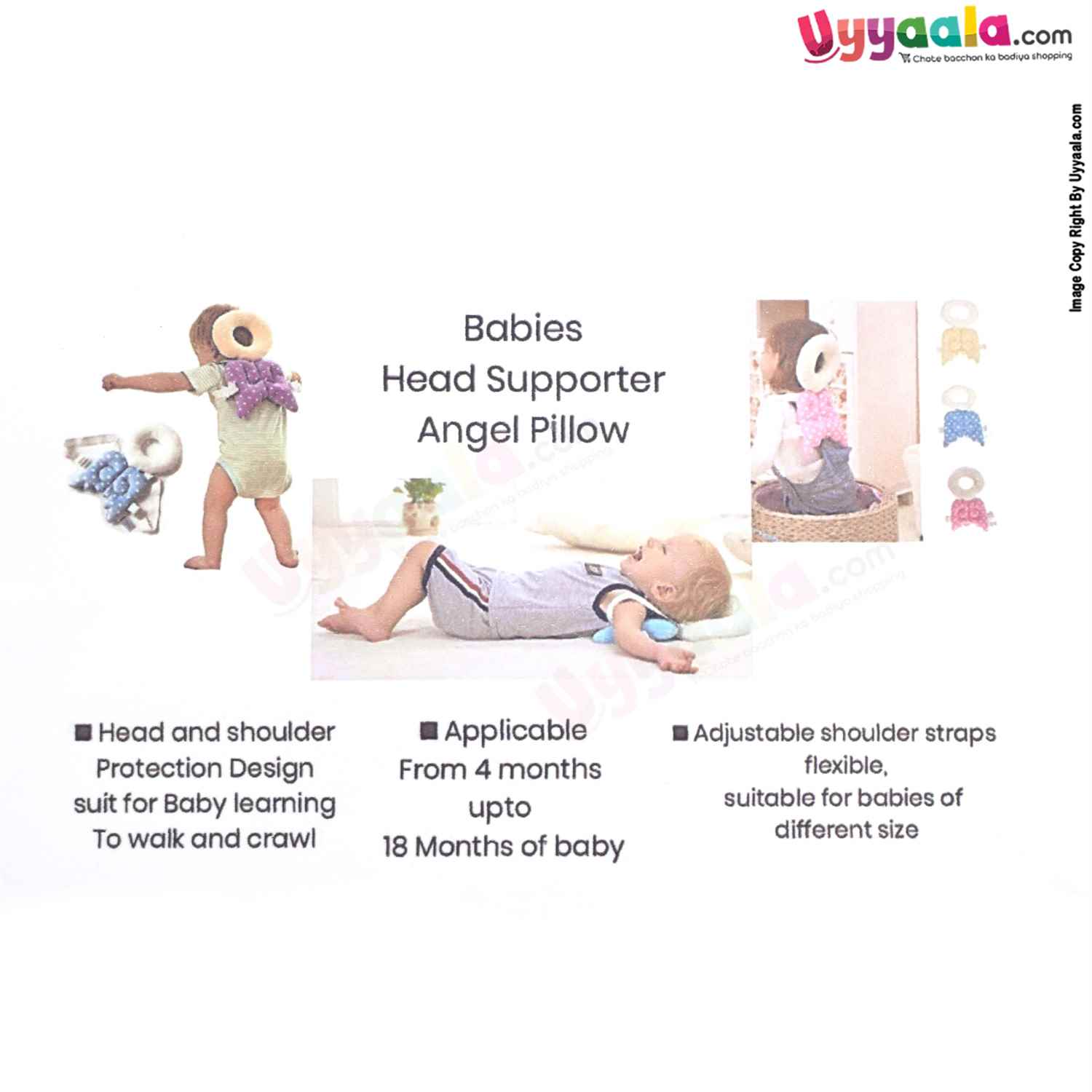 Baby Head Protector with Pillow