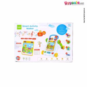 BAYBEE Smart Activity Walker with Shape Sorter + Mini Piano for kids