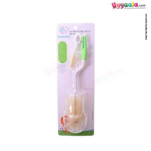 MOMS LOVE Rotary Feeding Bottle & Nipple Cleaning Brush - Green