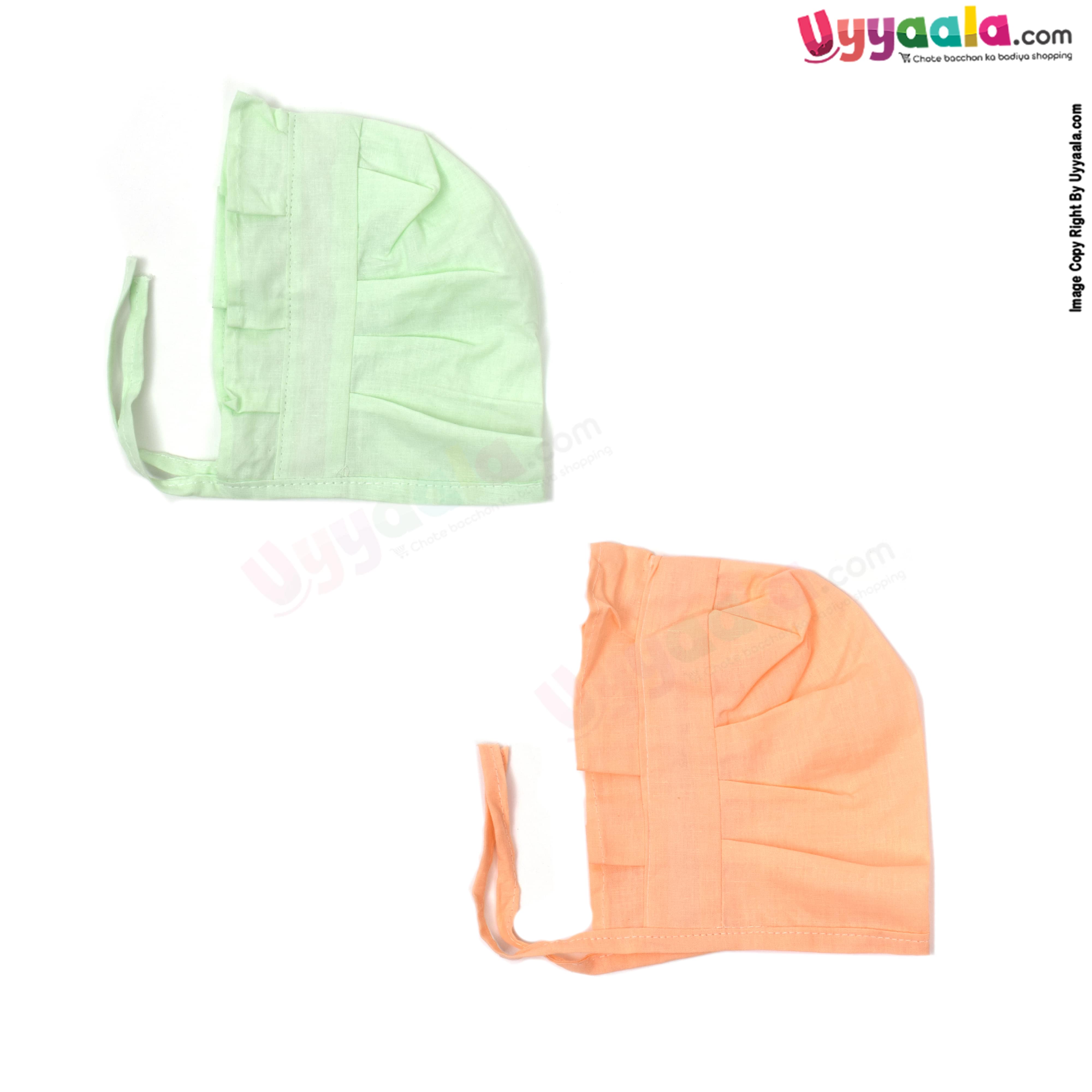 Baby tying cotton caps