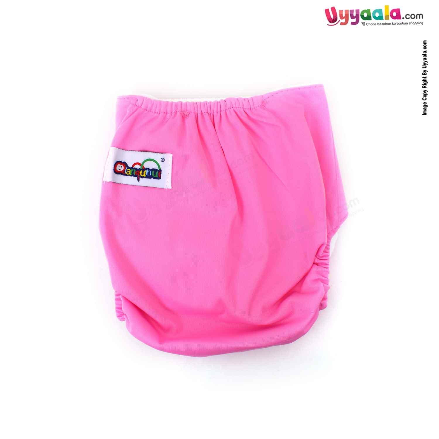 Reusable baby diaper with adjustable pad, Pink