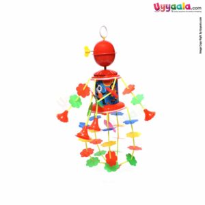 Key Operated Musical Jhoomar rattle Toy For Kids - Multi Color