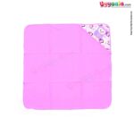 One size plain hooded towel for babies, Purple