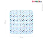 Stars  printed hooded towel for babies, Blue