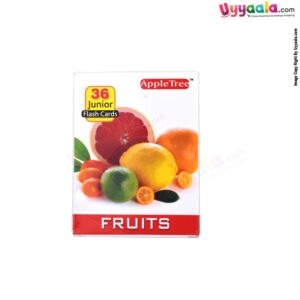 APPLE TREE junior flash cards - fruits - 1-5 years