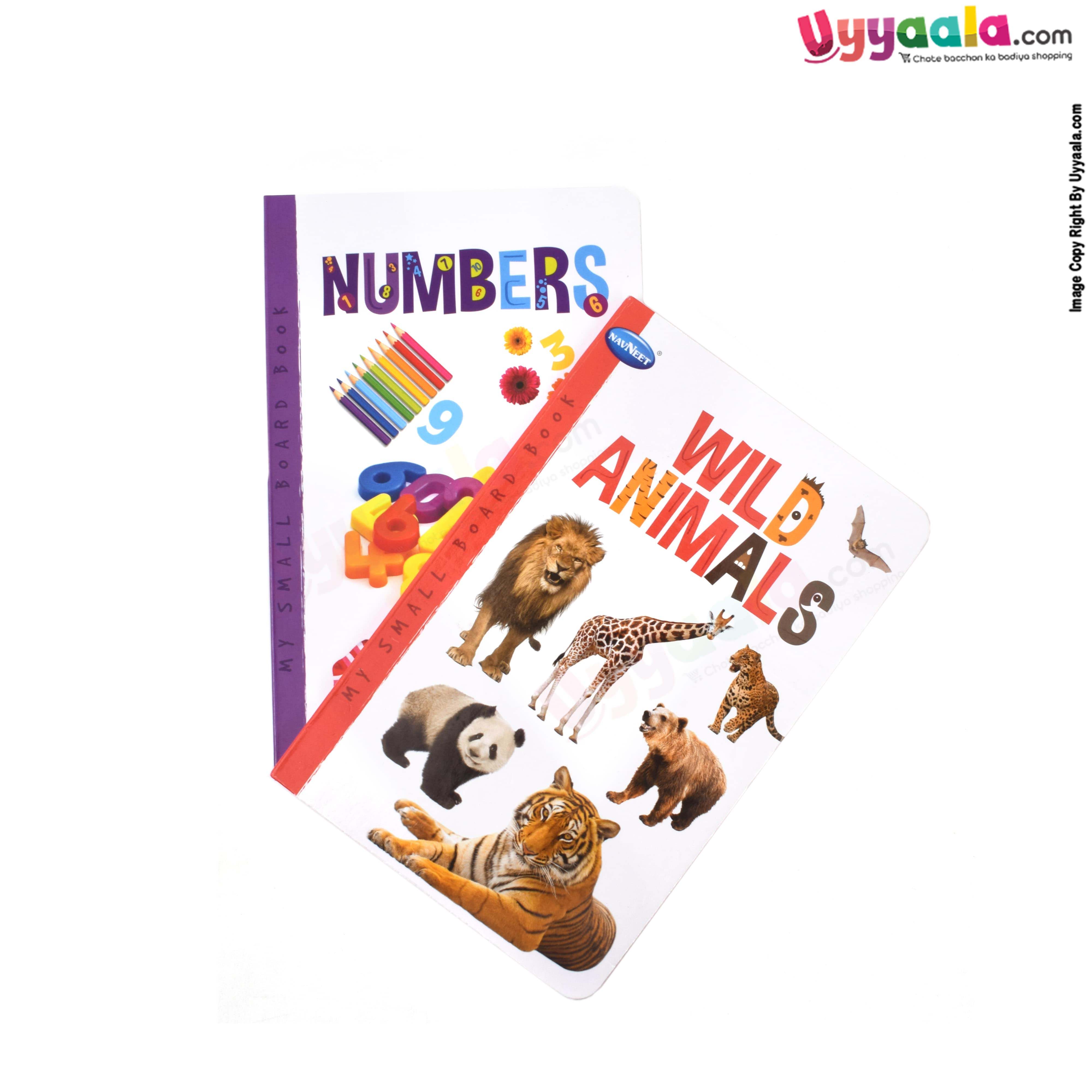 NAVNEET my small board book pack of 2 - wild animals & numbers